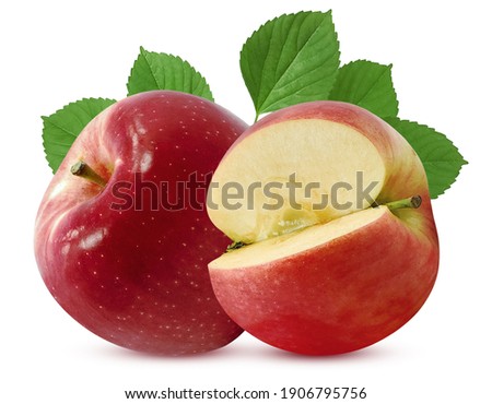 Fresh Apple fruit isolated on white background