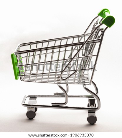 Isolated cart image in white background