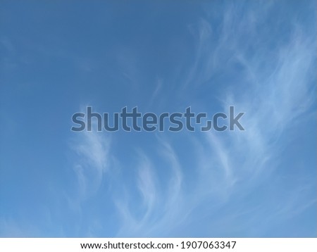 Clouds and blue sky for background  