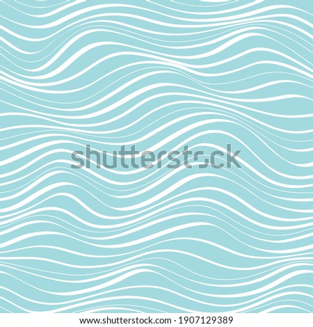 seamless abstract  blue and white  background. Sea water waves.