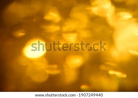 Abstract background. Gold lights texture. Visual effect. VFX layered texture. 