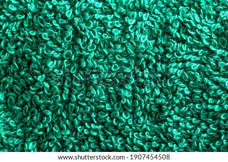 Soft green cloth, pile, background Pile texture material