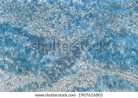 Texture of stone granite or old marble with blue abstract wall pattern texture background.