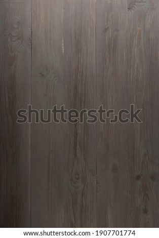 Dark brown wooden board. Wood texture background