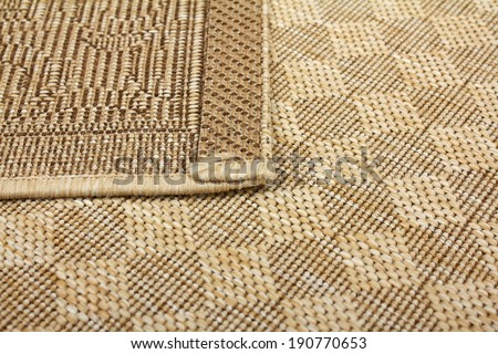 Beautiful carpet mat of machine work