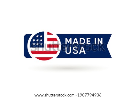 Made In USA Banner icon design Royalty-Free Stock Photo #1907794936