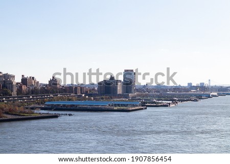 Brooklyn Bridge Park Piers along the East River in New York City
