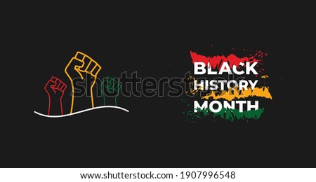 African American History or Black History Month. Celebrated annually in February in the USA and Canada. black history background