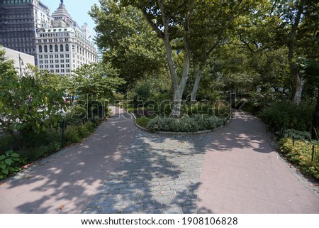 These are photos from downtown Battery Park. 