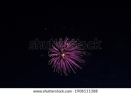 Beautiful firework pictures at night.