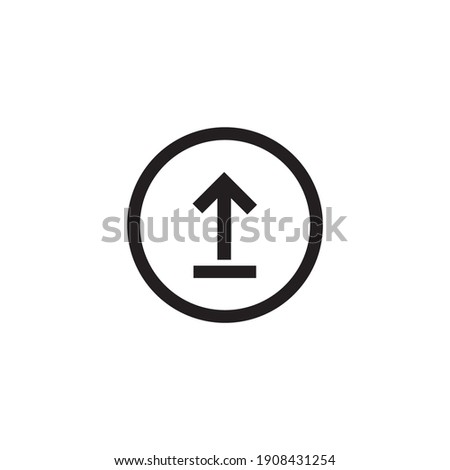upload icon symbol sign vector