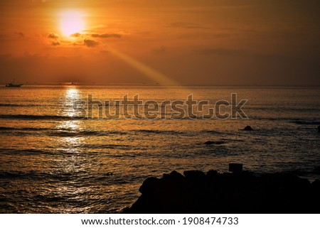 beautiful amazing ocean view sunset