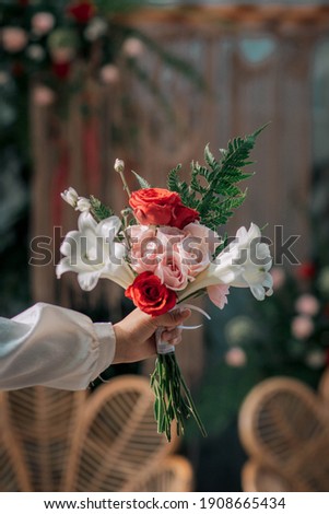 a very beautiful fresh wedding flower