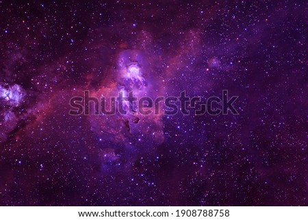 Beautiful colored space with stars. Elements of this image were furnished by NASA. High quality photo