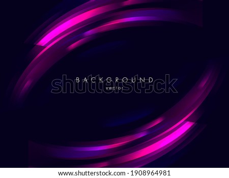 Abstract background with glass shards forming swirl shape, futuristic illustration, banner cover with blank space for copy, dark space background