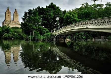 Bow Bridge in Central Park, New York City

