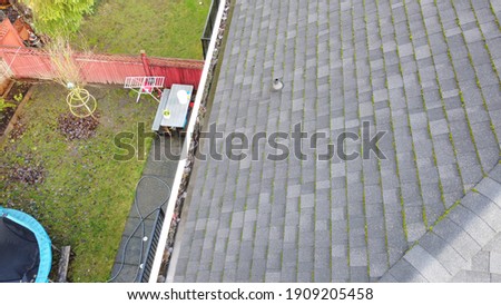 Aerial photos for real estate or roofing websites, city view, homes
