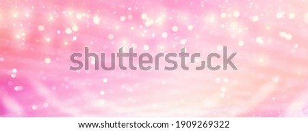 purple, gold and pink glitter vintage lights background. defocused