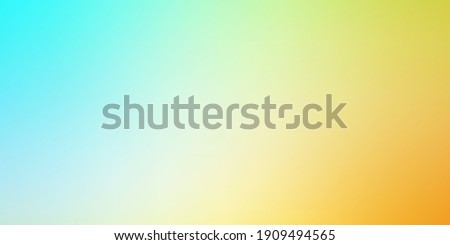 Light Blue, Yellow vector modern blurred background. Colorful illustration in halftone style with gradient. New design for applications. Royalty-Free Stock Photo #1909494565