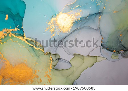 Metallic Abstract Liquid. Alcohol Inks Splash. Colorful Wave Wallpaper. Oil Marble Pattern. Abstract Background Liquid. Sophisticated Gradient Illustration. Ink Abstract Liquid.