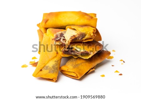 Fried spring rolls, a Chinese Spring Festival specialty