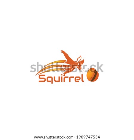 Squirrel logo. squirrel logo illustration for brand or community