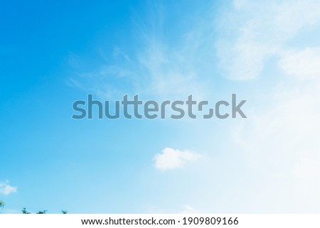 Blue sky with cloud at Phuket Thailand Royalty-Free Stock Photo #1909809166