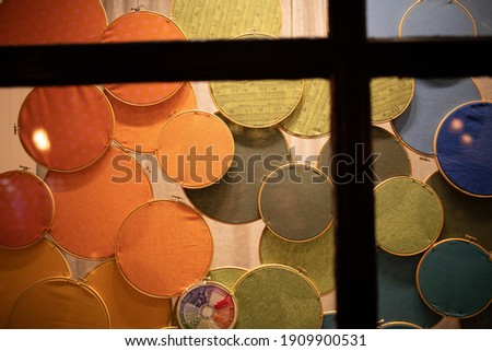 Abstract colorful circles photography