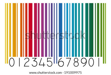 Barcode colored