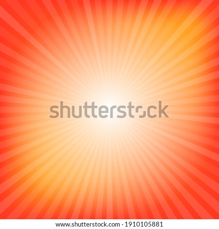 Orange rays texture background illustration