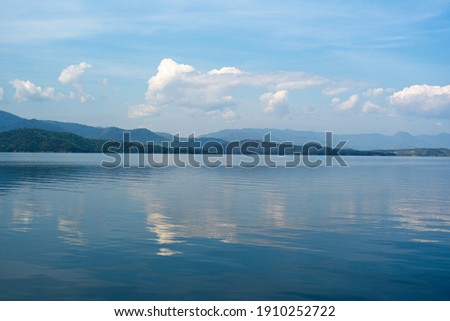 Beautiful Day Time Mountain and Lake Landscape