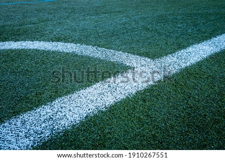 corner of a soccer field