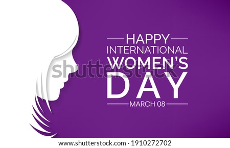 International Women's Day is celebrated  on the 8th of March annually around the world. It is a focal point in the movement for women's rights. Vector illustration design. Royalty-Free Stock Photo #1910272702