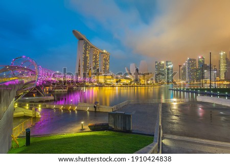 Singapore Landmark with cityscape picture