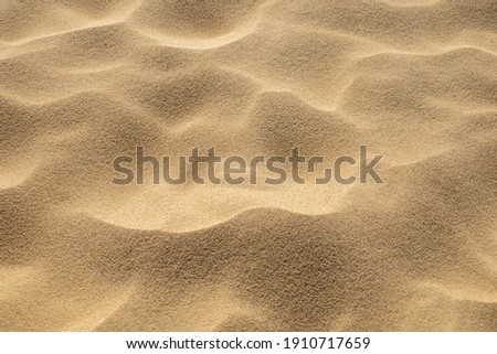 Brown sand that have wind blowed mars on surface use for background Royalty-Free Stock Photo #1910717659