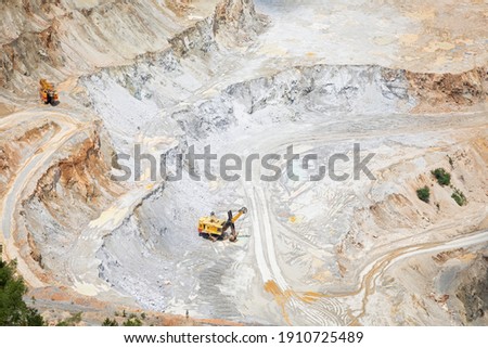 Picture of copper minnie pit in Rosia Poieni,Romania