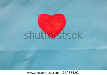 Valentine gift card With isolated colorful background And Spacing For Message.
