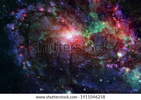 Outer space nebula, stars and galaxy. Elements of this image furnished by NASA.