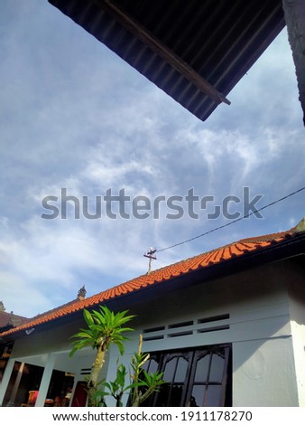 sky cloud in Bali Indonesia