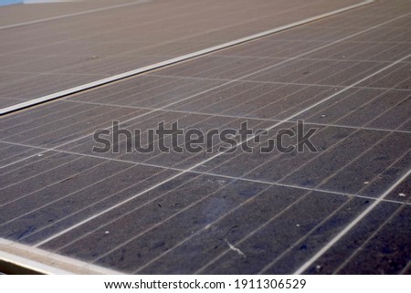 Dust on the solar cell