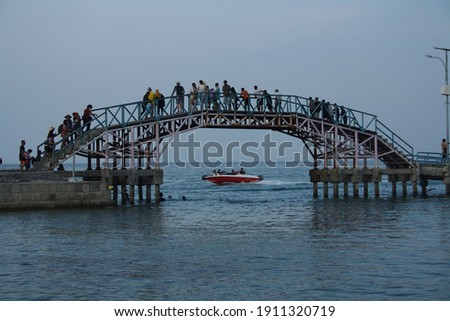 The Beauty of Love Bridge on Tidung Island