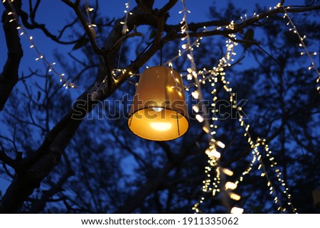 A Lamp During the Calm Evening