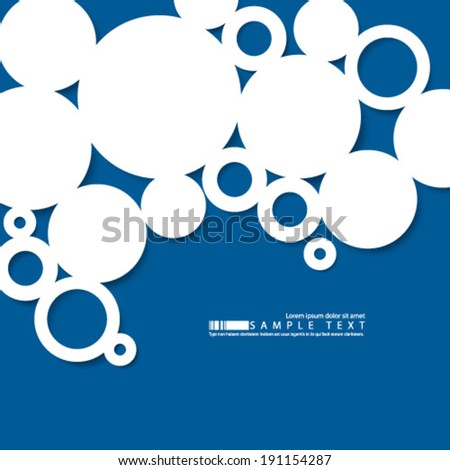 Simple Circles Design Background