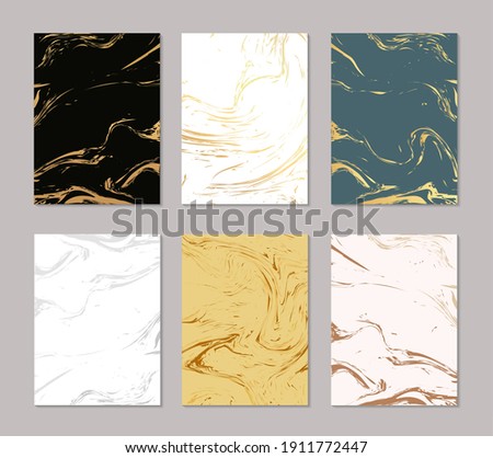 Gold marble pattern background. Marble vector abstract texture geometric acrylic flyer