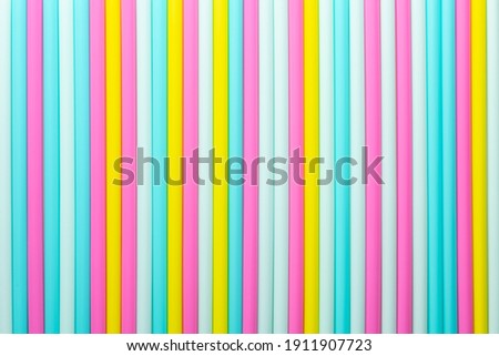 abstract background of colored cocktail tubes