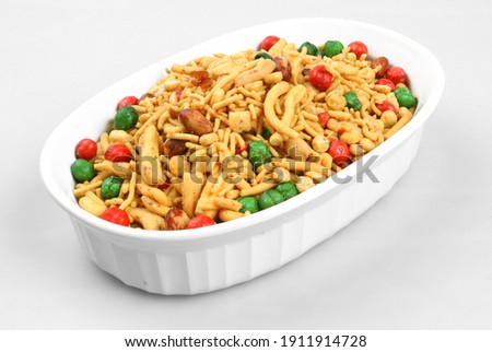 Mix Nimco Fried in bowl Royalty-Free Stock Photo #1911914728