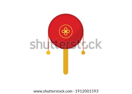 Chinese New Year Rattle Drum Icon