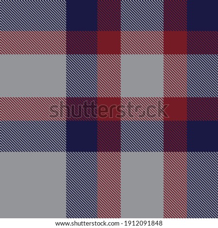 Red Navy Ombre Plaid textured seamless pattern suitable for fashion textiles and graphics
