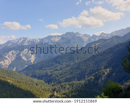The picture of beautiful bavaria nature.