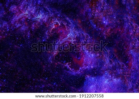 Colored space. Elements of this image were furnished by NASA. High quality photo